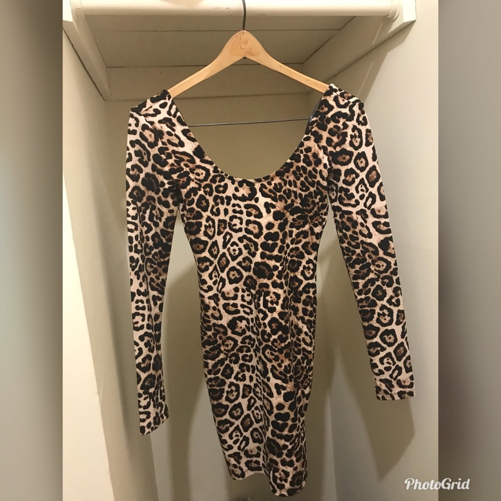 Leopard print dress